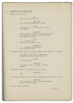 Moe Howard's 35pp. Script Dated March 1936 for The Three Stooges Film ''Half-Shot Shooters'' -- Very Good Plus Condition